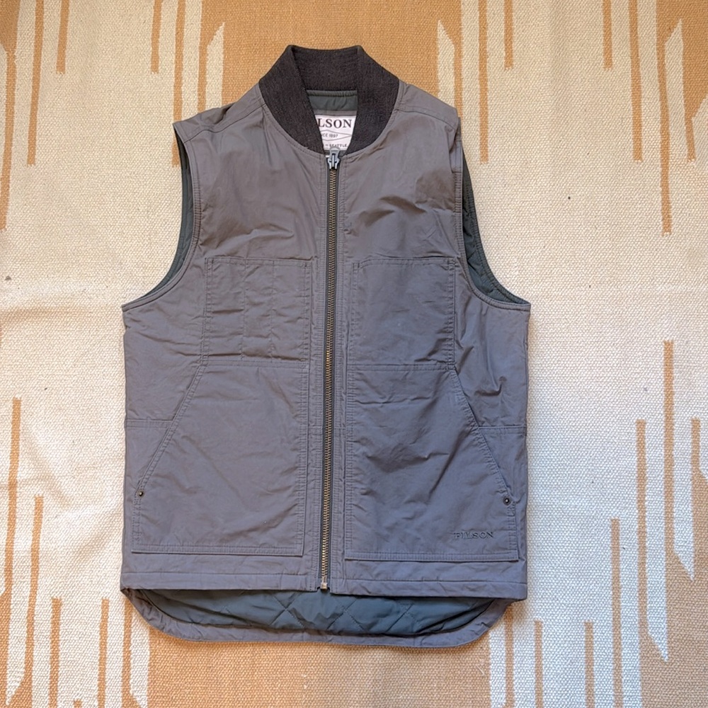 Filson Dry Wax Work Vest - Men’s Small (Discontinued)